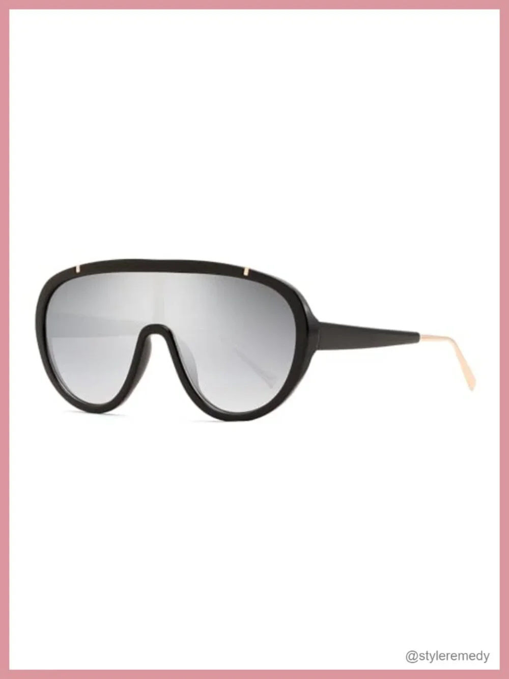 Retro Oversized Sunglasses for Women Men One Piece Frame UV400